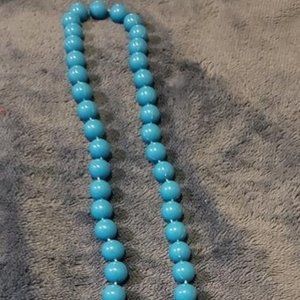 Blue Beaded Necklace